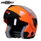 Nenki Full Face Helmet Men Women Street Motorbike Racing Modular Flip Up Dual Visor Sun Shield Lens